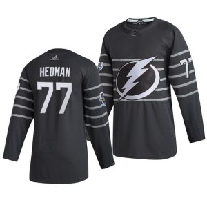 Tampa Bay #77 Victor Hedman Grau 2020 NHL All-Star Game